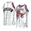 vince carter raptors jersey 1998 99 hardwood classics platinum 75th anniversary