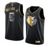 vince williams jr. grizzlies golden diamond blackjersey black