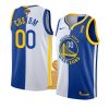 warriors custom 2021 22 nba champions white royalassociation split icon jersey