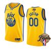 warriors custom 2022 nba finals goldgold blooded jersey