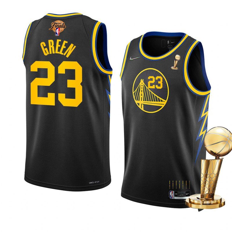 warriors draymond green 2022 nba finals champions blackcity jersey