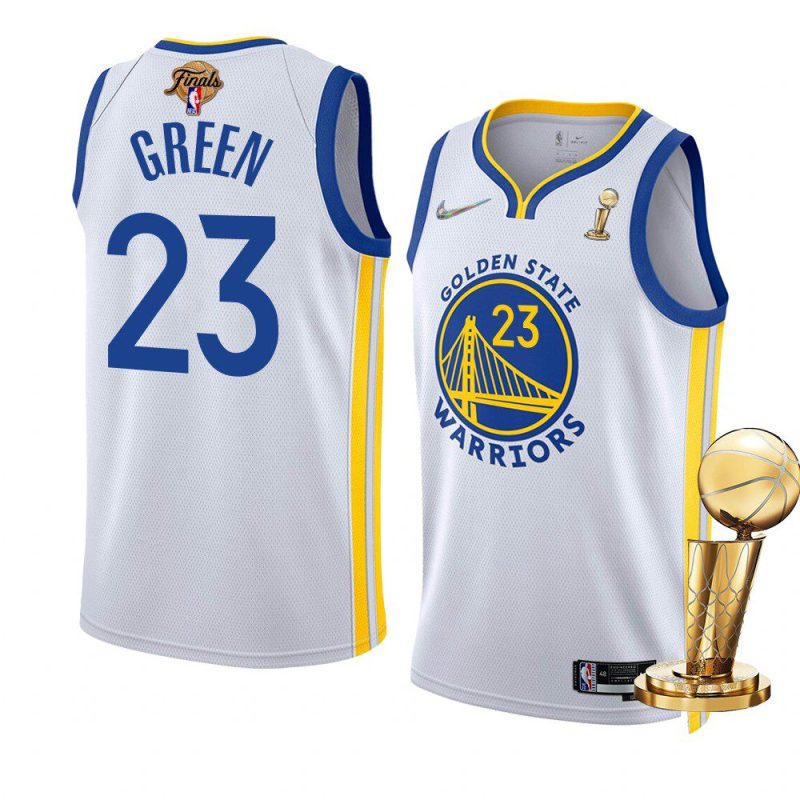 warriors draymond green 2022 nba finals champions whiteassociation jersey