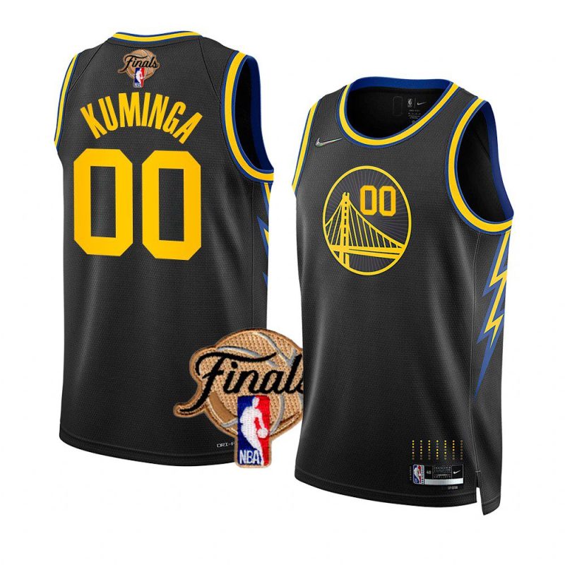 warriors jonathan kuminga 2022 nba finals blackdiamond badge jersey