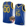 warriors jonathan kuminga 2022 nba finals royalgold blooded jersey