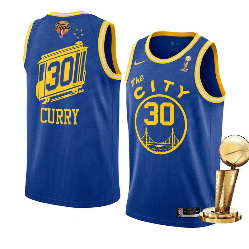 warriors stephen curry 2022 nba finals champions royalclassic jersey