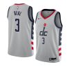 washington wizards bradley beal gray city jersey 0a