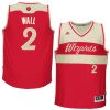 washington wizards john wall 2015 christmas swingman jersey red