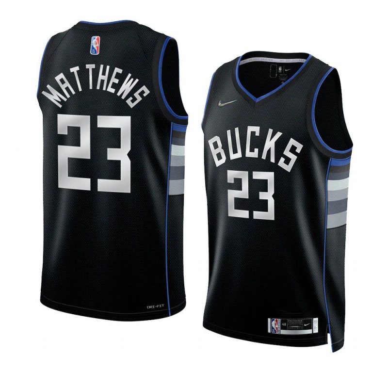 wesley matthews bucks select series 2 blackjersey black