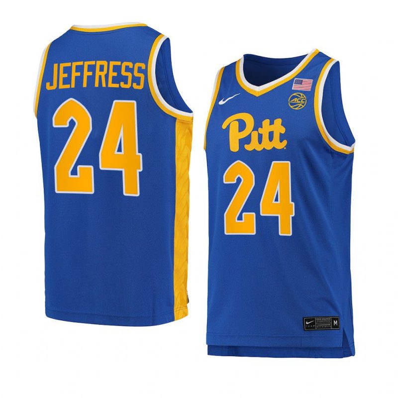 william jeffress replica jersey college basketball royal 2022 23