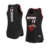 women's bam adebayo black fast break jersey