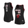 women's custom black fast break jersey