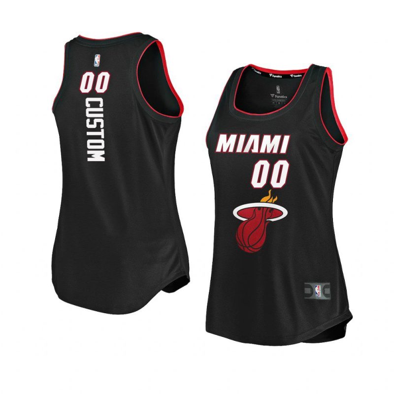 women's custom black fast break jersey