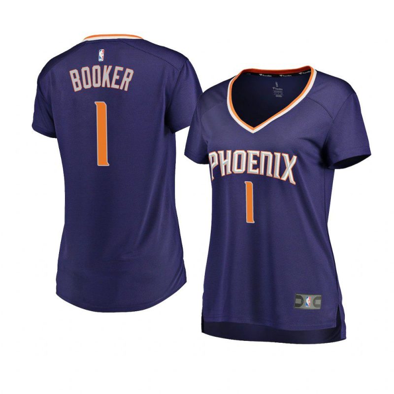 women's devin booker purple fast break jersey