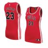 women's michael jordan red hardwood classics jersey