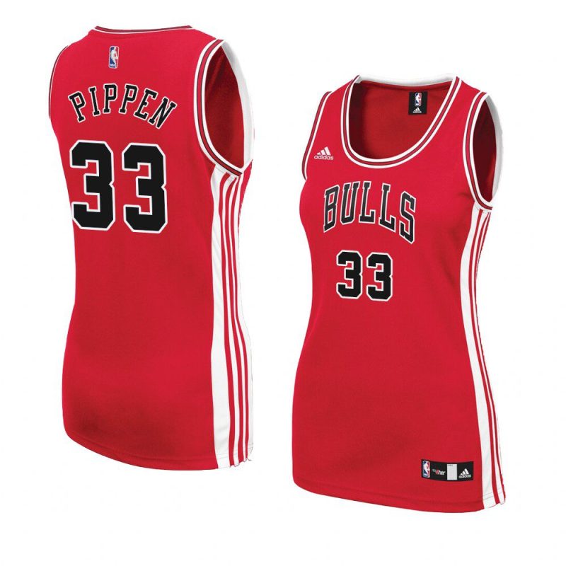 women's scottie pippen red hardwood classics jersey