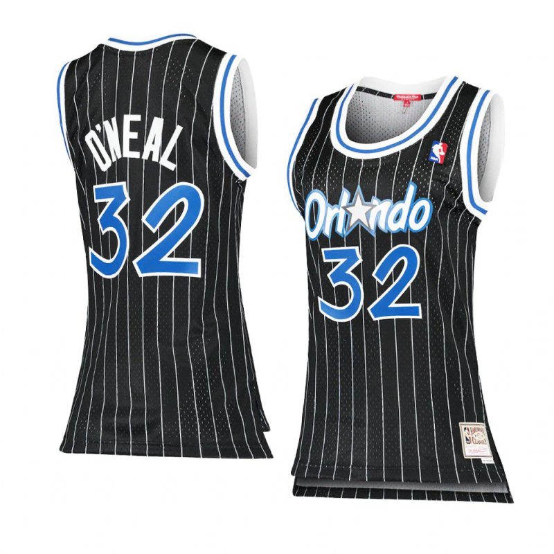 women's shaquille o'neal black 1994 95 hardwood classics jersey