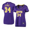 women's shaquille o'neal purple fast break jersey