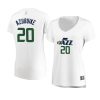 women's udoka azubuike white fast break jersey