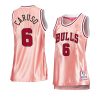 women alex caruso pink rose gold bullsjersey