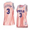 women allen iverson pink rose gold 76ersjersey