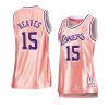 women austin reaves pink rose gold lakersjersey