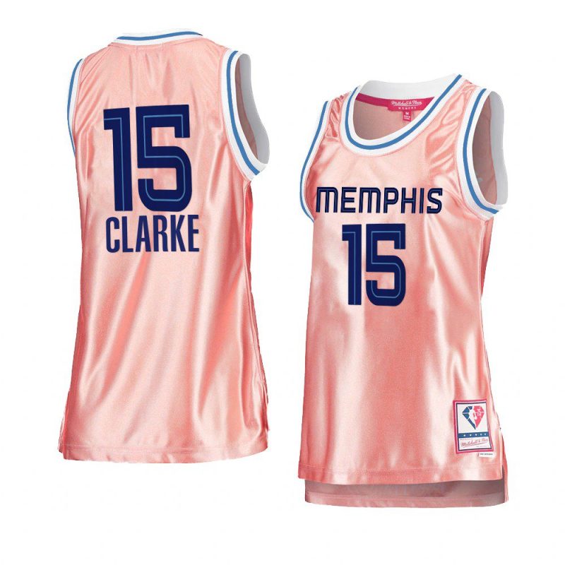 women brandon clarke pink rose gold grizzliesjersey