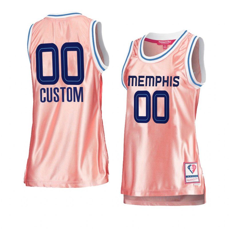 women custom pink rose gold grizzliesjersey