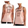 women dennis schroder pink rose gold lakersjersey