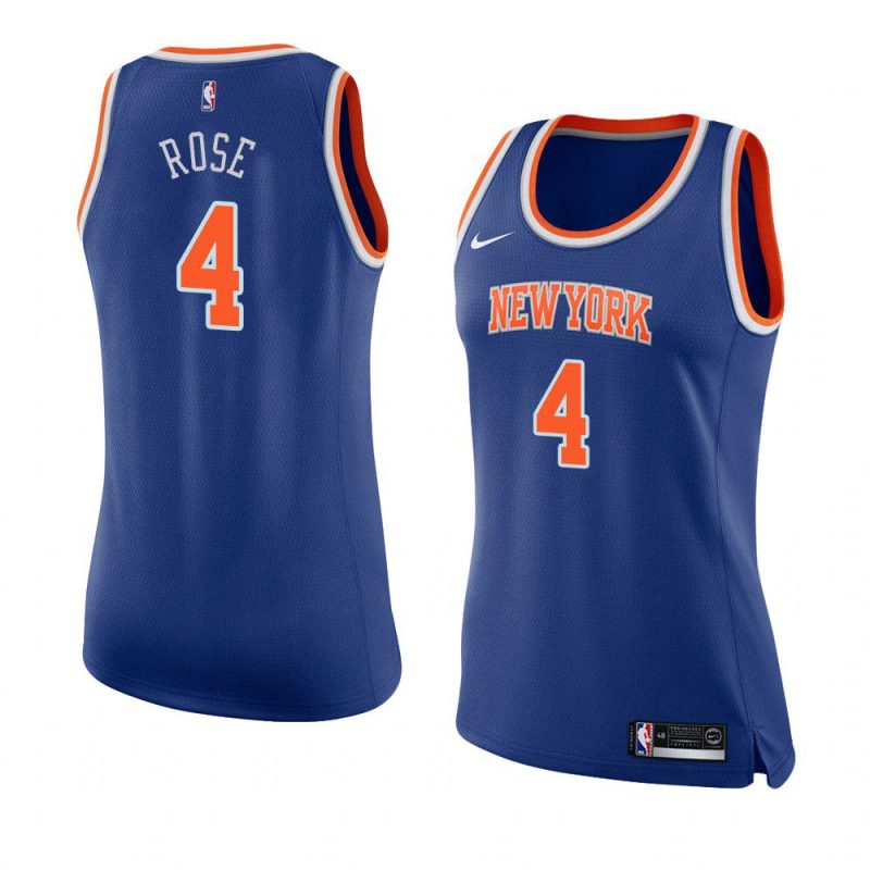 women derrick rose blue icon edition jersey