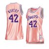 women james worthy pink rose gold lakersjersey