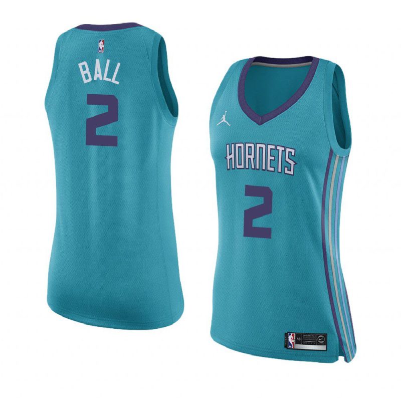 women lamelo ball teal icon jersey