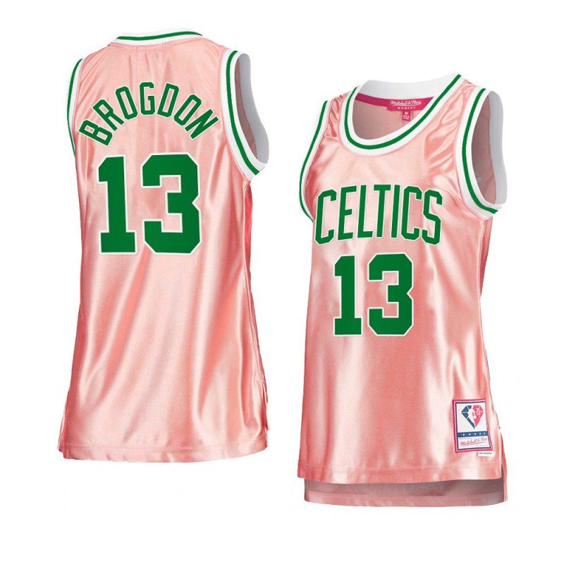 women malcolm brogdon pink rose gold celticsjersey