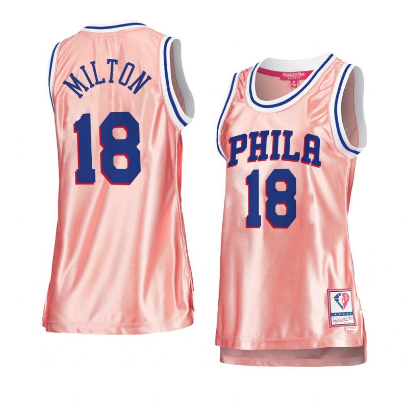 women shake milton pink rose gold 76ersjersey