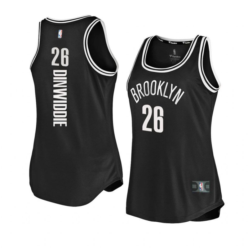 women spencer dinwiddie black replica jersey