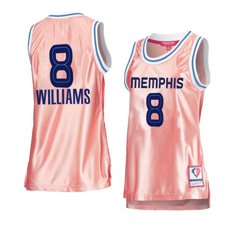 women ziaire williams pink rose gold grizzliesjersey