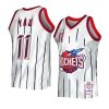 yao ming rockets jersey 2002 03 hardwood classics platinum 75th anniversary