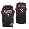 youth allen iverson black jersey