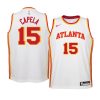 youth atlanta hawks clint capela white association edition jersey