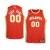 youth atlanta hawks custom red icon jersey