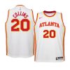 youth atlanta hawks john collins white association edition jersey