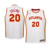 youth atlanta hawks john collins white association jersey