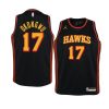 youth atlanta hawks onyeka okongwu black statement jersey