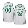 youth boston celtics custom vistaprint patch white city jersey