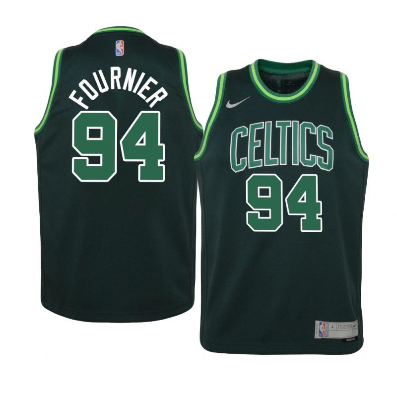 youth boston celtics evan fournier green earned jersey