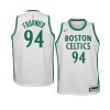 youth boston celtics evan fournier white city jersey