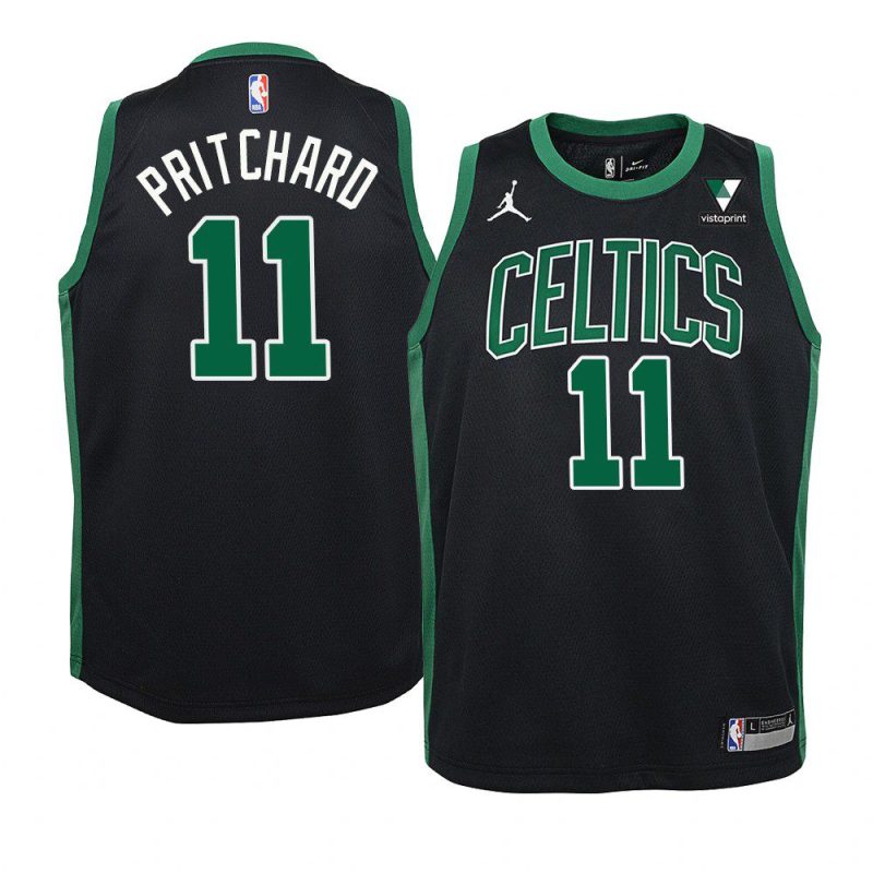 youth boston celtics payton pritchard jordan brand black statement jersey