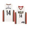 youth brandon ingram pelicans white city edition jersey