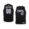 youth brooklyn nets custom swingman black earned edition jersey