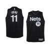 youth brooklyn nets kyrie irving swingman black earned edition jersey