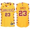 youth cavaliers 23 lebron james classic yellow jersey